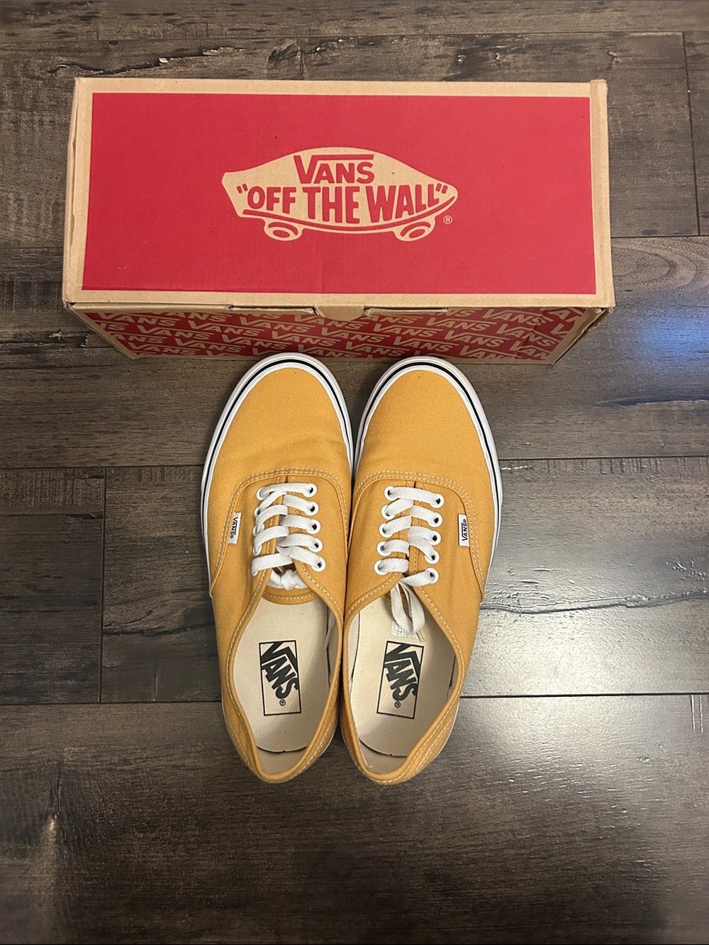 Vans Yellow Low-Top Canvas Sneakers